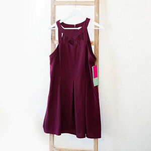 NWT! SPEECHLESS DRESS WOMENS SZ 14 Y2K JUNIORS SZ XXL BURGUNDY COCKTAIL FORMAL
